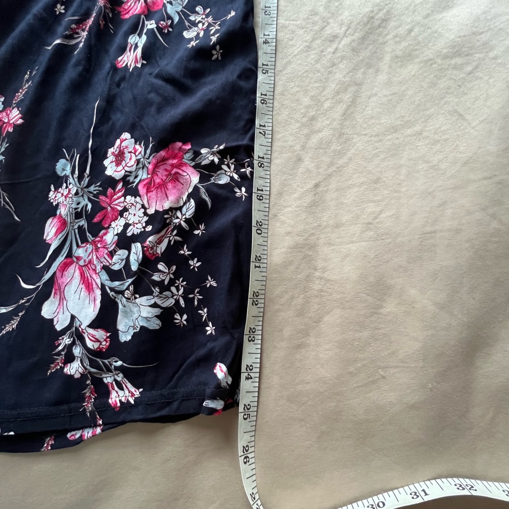 Flower Printed Soft Smocked Waist Cotton Lightweight Boho Traveler Pants One SZ - Picture 9 of 12
